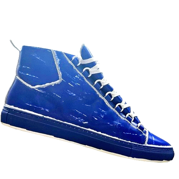 Balenciaga Arena leather "Marker Print" hightops - Picture 3 of 11